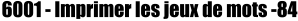 6001 - Imprimer les jeux de mots -84