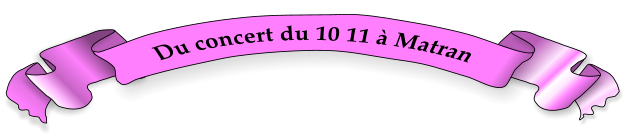 Du concert du 10 11 à Matran